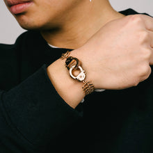 Load image into Gallery viewer, Fishbone w/ handcuff bracelet