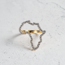 Load image into Gallery viewer, Sade Pave Silhouette Africa Ring