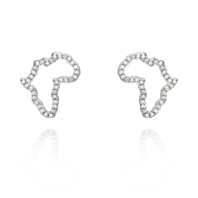Sade Small Pave Africa earrings